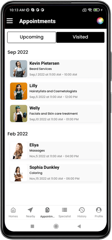 script_ScreenShort_294868Salon App21-visitedappointments.png